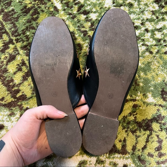 SHEIN Very Gucci Princetown Embroidered Bee Star Horsebit Designer Inspired Mule - Picture 13 of 15